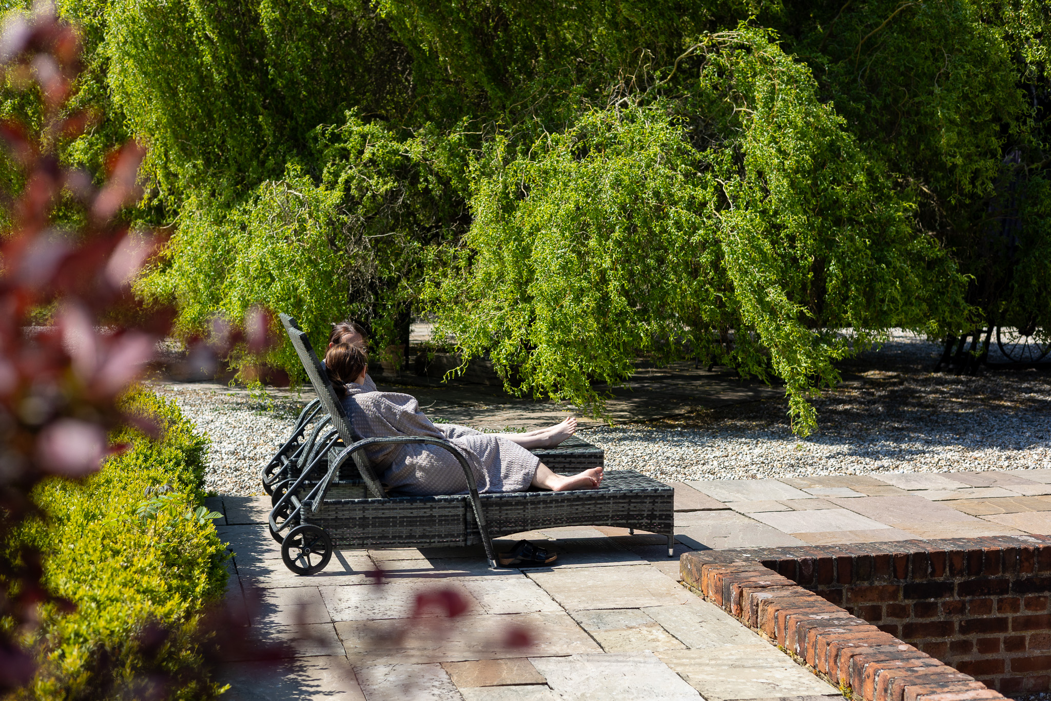 enjoy the sun on a granary spa pamper day