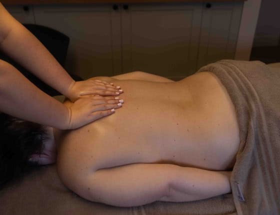 The Granary Spa waterless back and neck ritual back massage